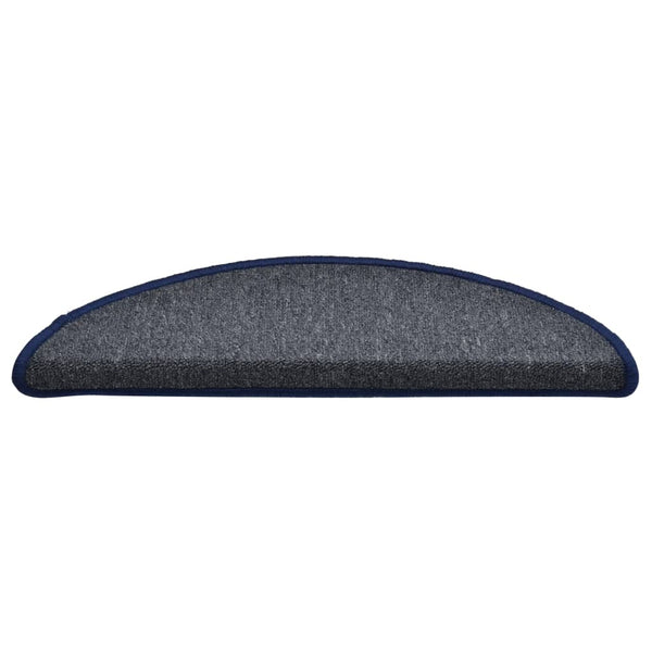 Porrasmatot 15 kpl tummanharmaa ja sininen 56x17x3 cm