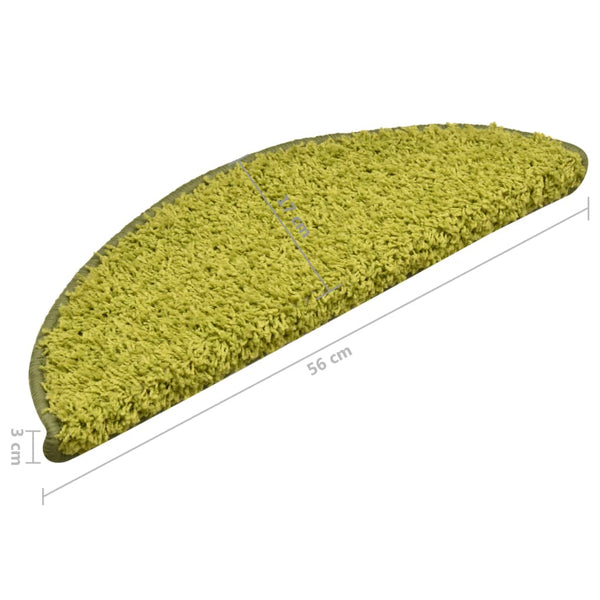 Porrasmatot 15 kpl vihreä 56x17x3 cm