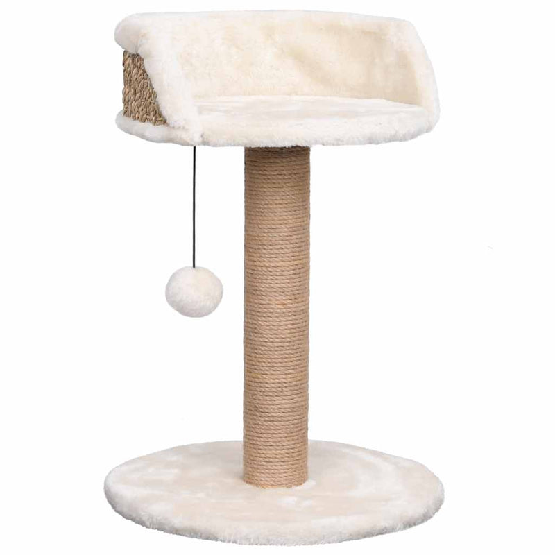 Kissan kiipeilypuu raapimispylväällä Hyrum 49cm (meriheinä)
