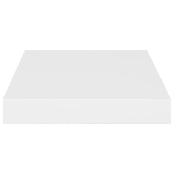 Kelluva seinähylly valkoinen 23x23,5x3,8 cm MDF