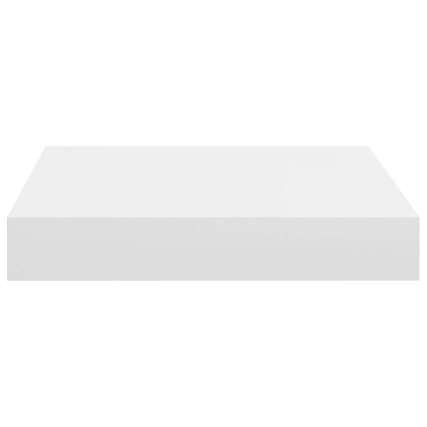 Kelluvat seinähyllyt 4 kpl valkoinen 23x23,5x3,8 cm MDF