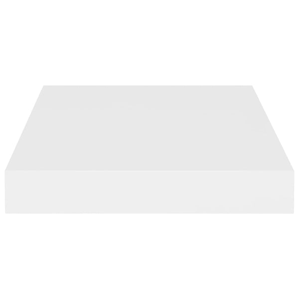 Kelluvat seinähyllyt 4 kpl valkoinen 23x23,5x3,8 cm MDF