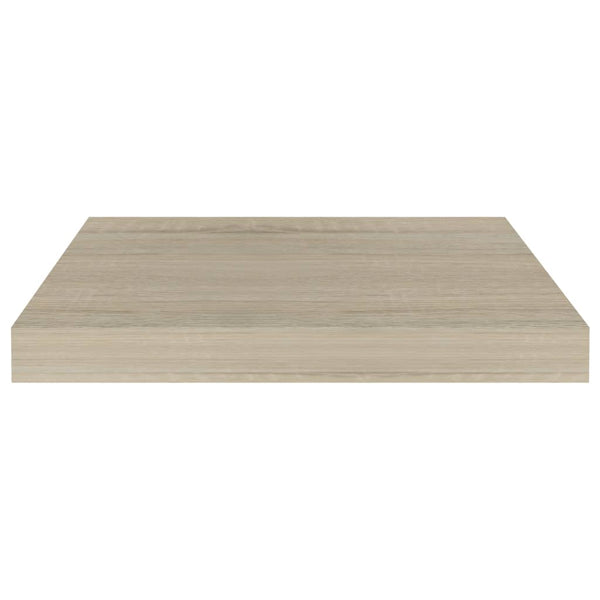 Kelluvat seinähyllyt 2 kpl tammi 40x23x3,8 cm MDF