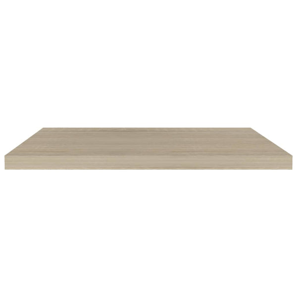 Kelluvat seinähyllyt 4 kpl tammi 80x23,5x3,8cm MDF