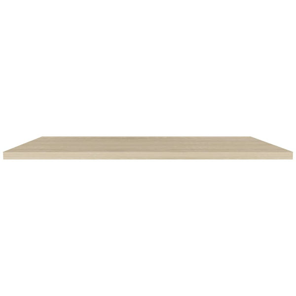 Kelluvat seinähyllyt 2 kpl tammi 120x23,5x3,8 cm MDF