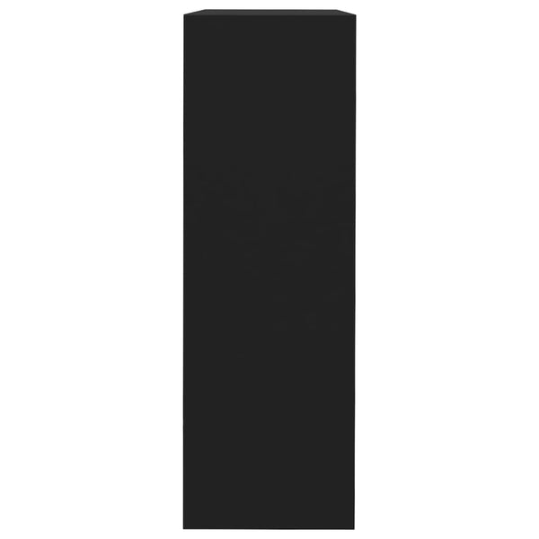 Seinäkuutiohyllyt 3 kpl musta MDF