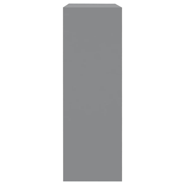 Seinäkuutiohyllyt 3 kpl harmaa MDF