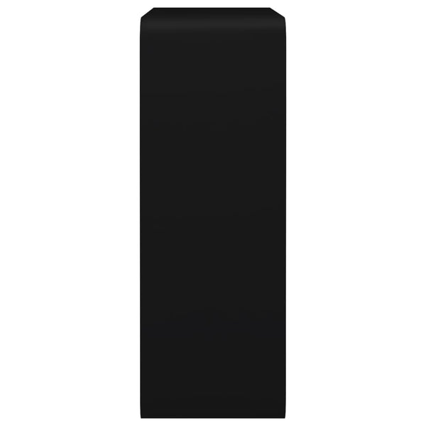 Seinäkuutiohyllyt 3 kpl musta MDF