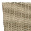 Puutarharuokatuolit 2 kpl polyrottinki beige