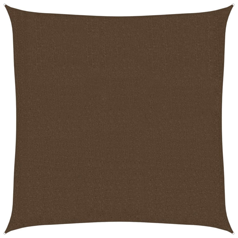 Ruskea aurinkopurje Huth 3x3 m (160 g/m² hdpe)