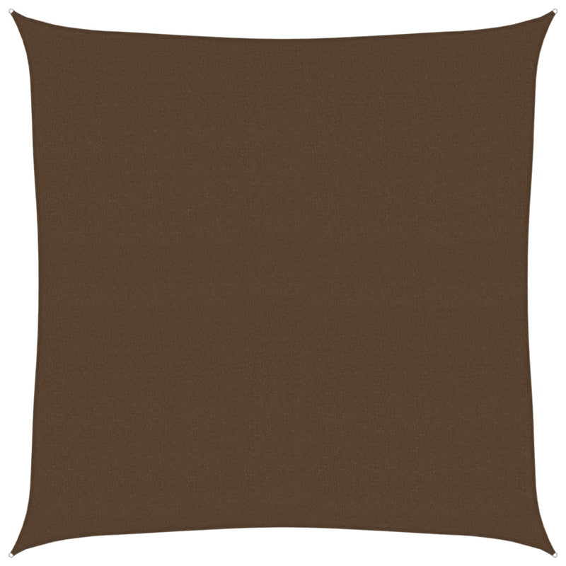 Ruskea aurinkopurje Huth 7x7 m (160 g/m² hdpe)
