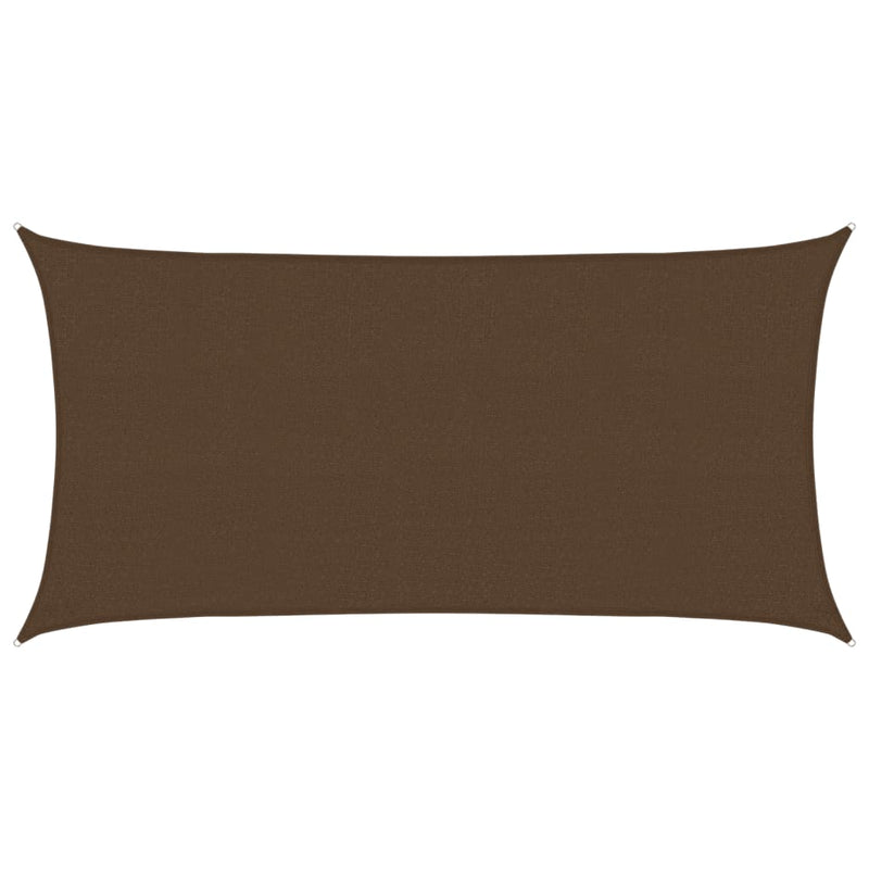 Ruskea aurinkopurje Cristodora 2,5x4,5 m (160 g/m² hdpe)