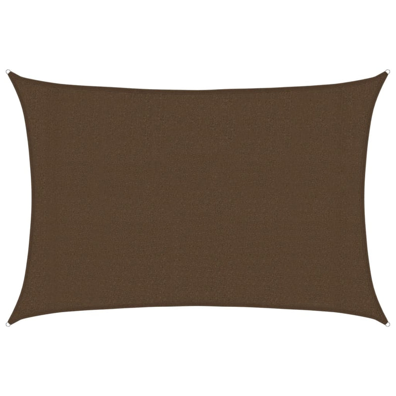 Ruskea aurinkopurje Cristodora 3x4,5 m (160 g/m², hdpe)