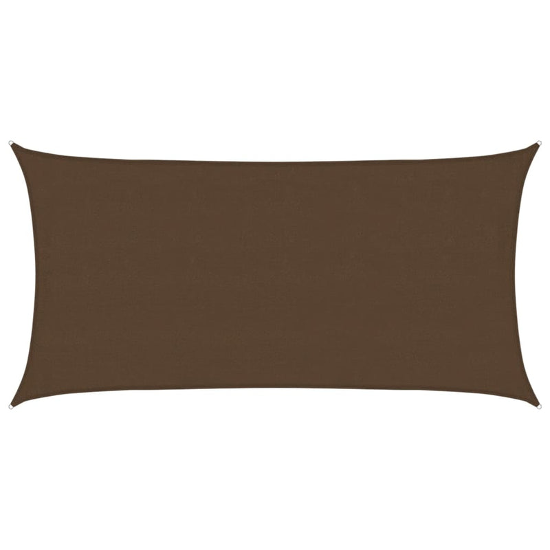Ruskea aurinkopurje Cristodora 4x7 m (160 g/m² hdpe)