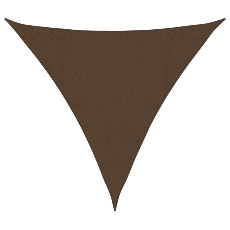Ruskea aurinkopurje Epamimondas 4,5x4,5x4,5 m (160 g/m² hdpe)