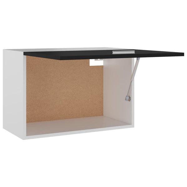 Seinäkaappi musta 60x31x40 cm tekninen puu
