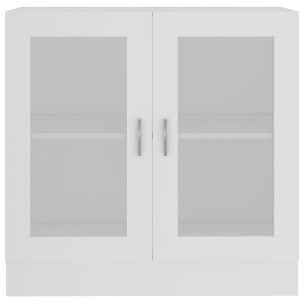 Vitriinikaappi valkoinen 82,5x30,5x80 cm tekninen puu