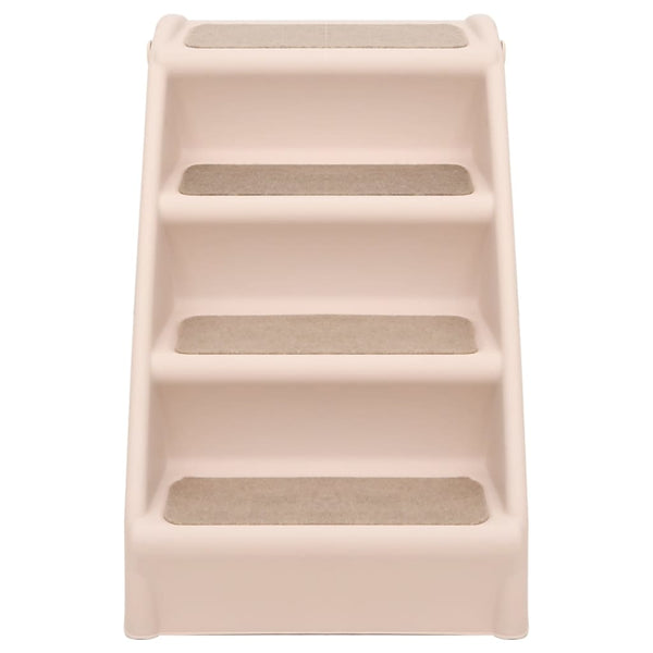 Taitettavat koiran portaat kerma 62x40x49,5 cm