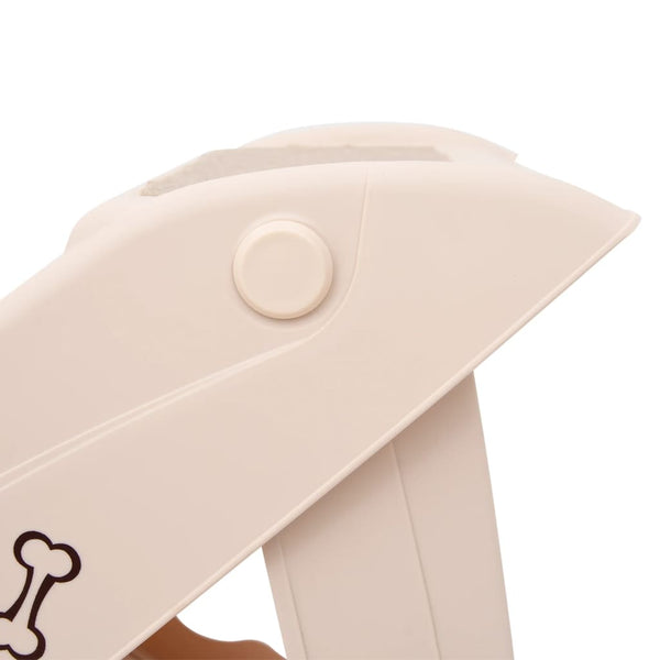 Taitettavat koiran portaat kerma 62x40x49,5 cm