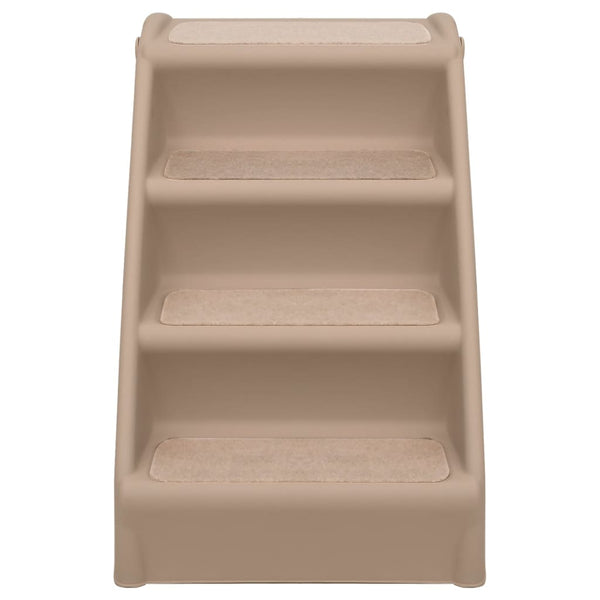 Taitettavat koiran portaat ruskea 62x40x49,5 cm