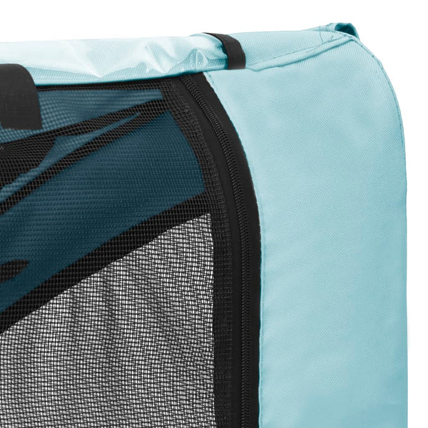 Lemmikinkuljetuskärry polkupyörään sininen ja musta