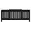 MDF lämpöpatterin suoja musta 205 cm