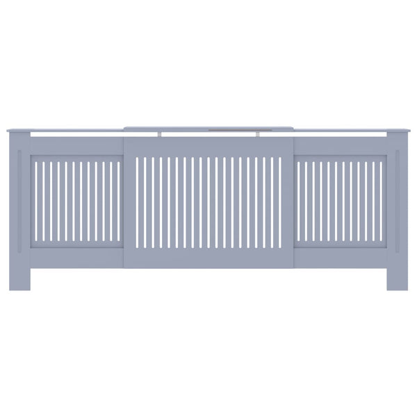 MDF lämpöpatterin suoja harmaa 205 cm