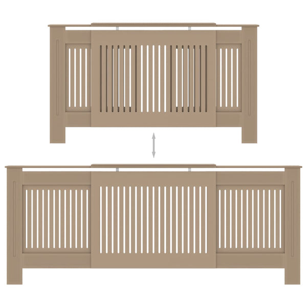MDF lämpöpatterin suoja 205 cm