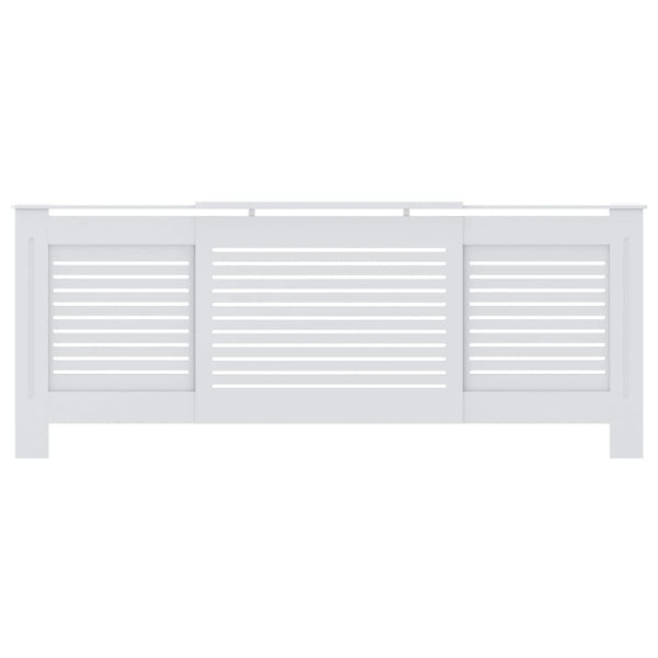 MDF lämpöpatterin suoja valkoinen 205 cm