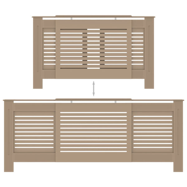 MDF lämpöpatterin suoja 205 cm