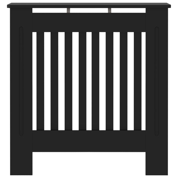 MDF lämpöpatterin suoja musta 78 cm