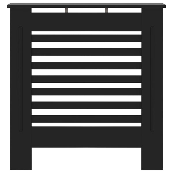 MDF lämpöpatterin suoja musta 78 cm