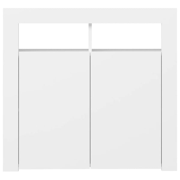 Senkki LED-valoilla valkoinen 80x35x75 cm