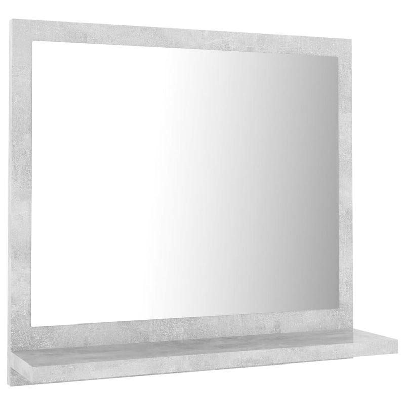 Betoninharmaa kylpyhuonepeili Jiiajing 40x10,5x37cm (puinen)