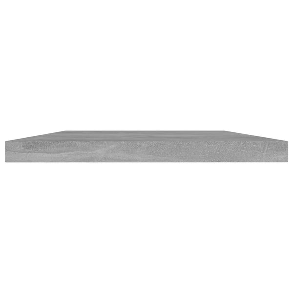 Kirjahyllytasot 4 kpl betoninharmaa 40x20x1,5 cm tekninen puu