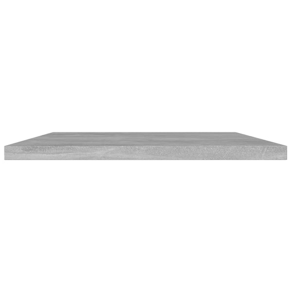 Kirjahyllytasot 4 kpl betoninharmaa 40x30x1,5 cm tekninen puu