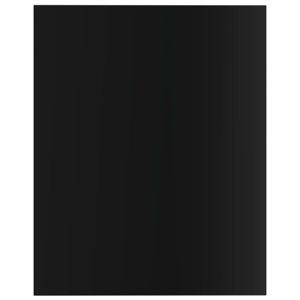 Kirjahyllytasot 8 kpl korkeak musta 40x50x1,5 cm tekninen puu