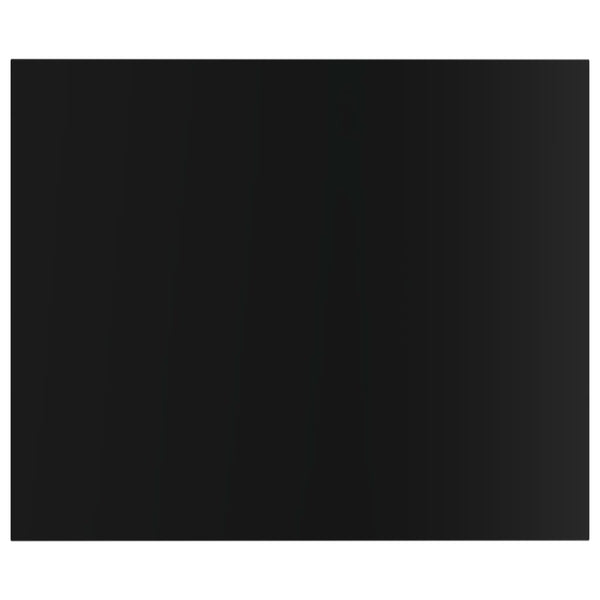 Kirjahyllytasot 8 kpl korkeak. musta 60x50x1,5 cm tekninen puu