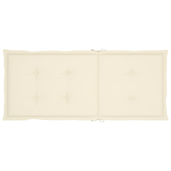 Taitettavat puutarhatuolit 3 kpl tyynyillä täysi akasiapuu