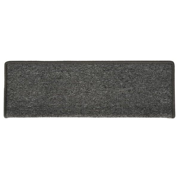 Porrasmatot 15 kpl 65x21x4 cm harmaa ja musta