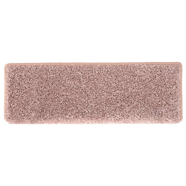 Porrasmatot 15 kpl 65x21x4 cm valkoinen ja pinkki