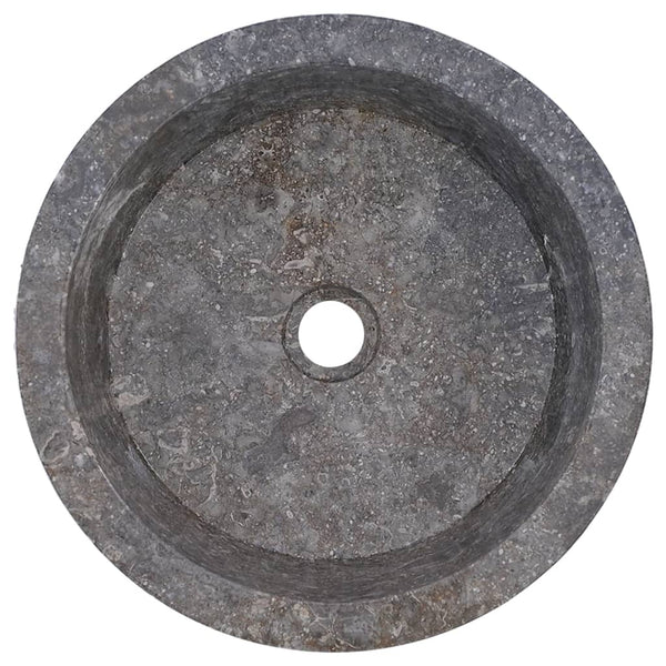 Pesuallas harmaa Ø40x15 cm marmori