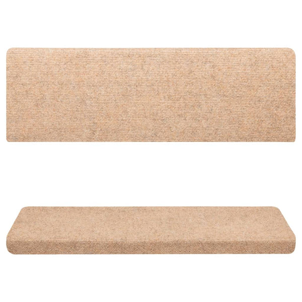 Porrasmatot 10 kpl ruskea 65x21x4 cm neulahuopa