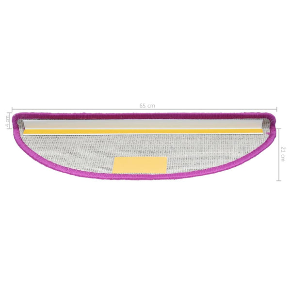 Porrasmatot 10 kpl 65x21x4 cm violetti