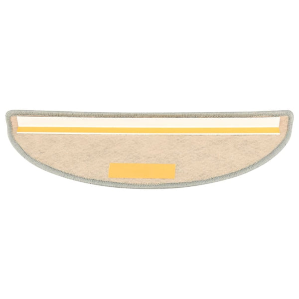 Itsekiinnittyvät porrasmatot sisaltyyli 15 kpl 56x17x3cm harmaa