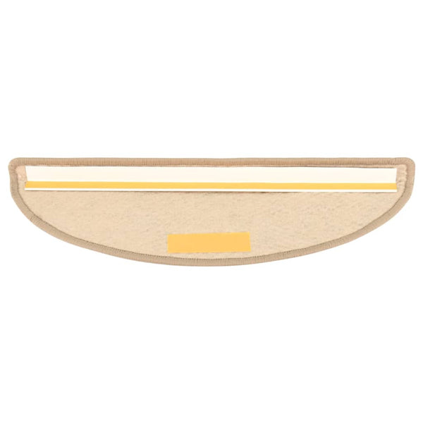 Itsekiinnittyvät porrasmatot sisaltyyli 15 kpl 56x17x3cm hiekka