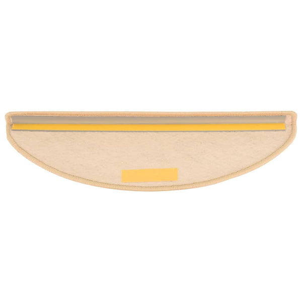 Itsekiinnittyvät porrasmatot sisaltyyli 15 kpl 65x21x4 cm beige