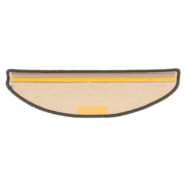 Itsekiinnittyvät porrasmatot 15 kpl harmaa ja beige 65x21x4 cm