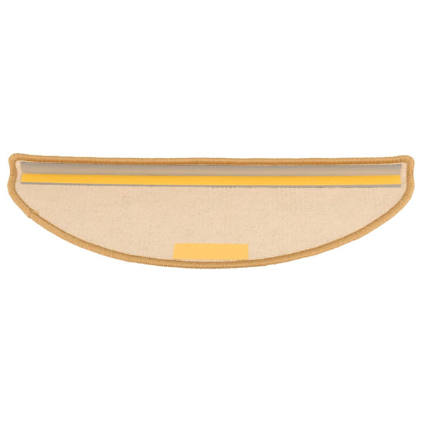 Itsekiinnittyvät porrasmatot 15 kpl oranssi 65x21x4 cm