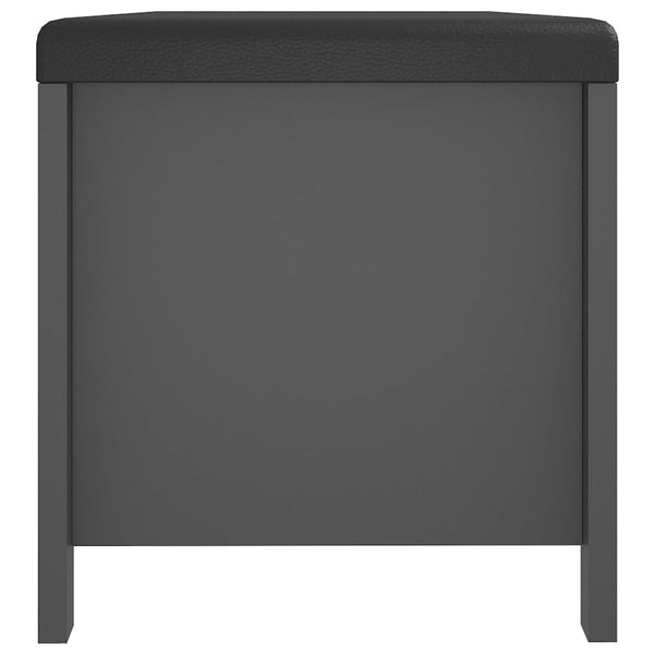 Säilytyslaatikko harmaa 105x40x45 cm tekninen puu